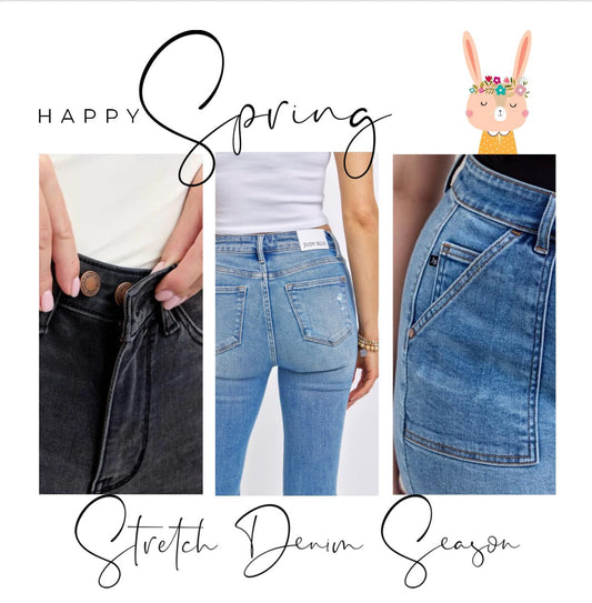 Stretch Denim is Perfect for Spring and Summer Fashion