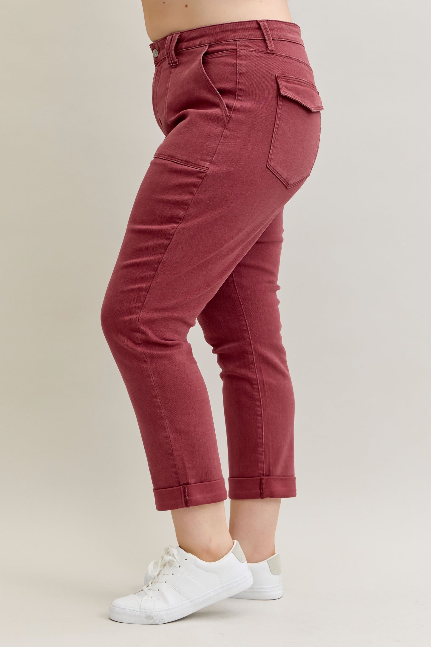 Judy Blue Aurora Pants Burgundy