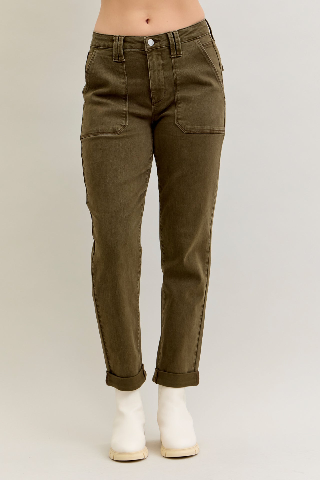 Judy Blue Aurora Pants Forest