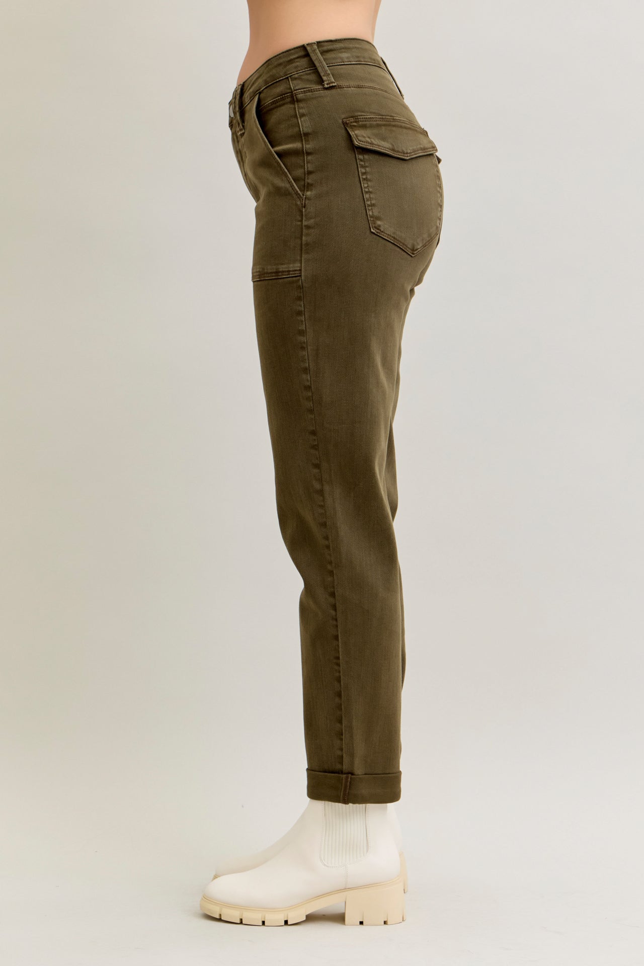 Judy Blue Aurora Pants Forest