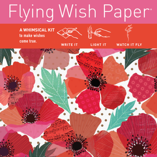 Flying Wish Paper Poppies Mini Kit