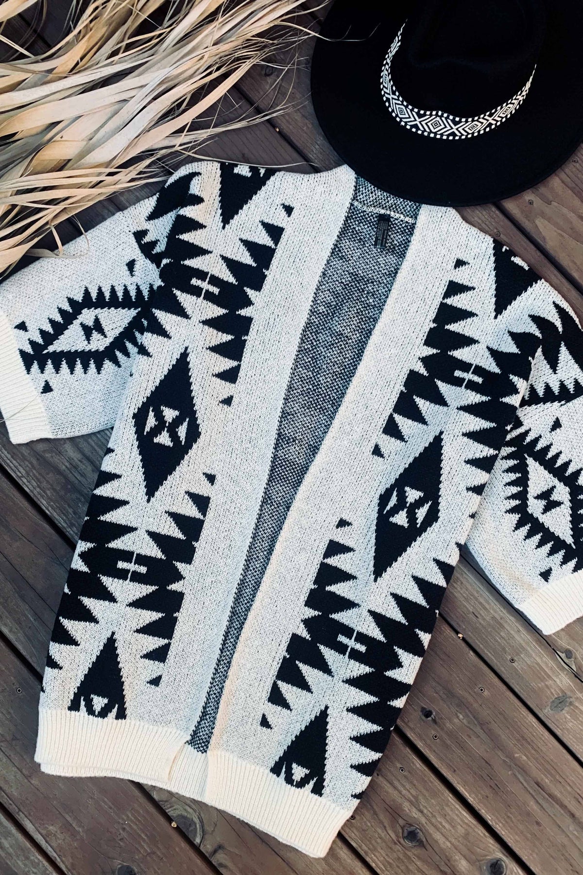 Western Boho Knit Cardigan