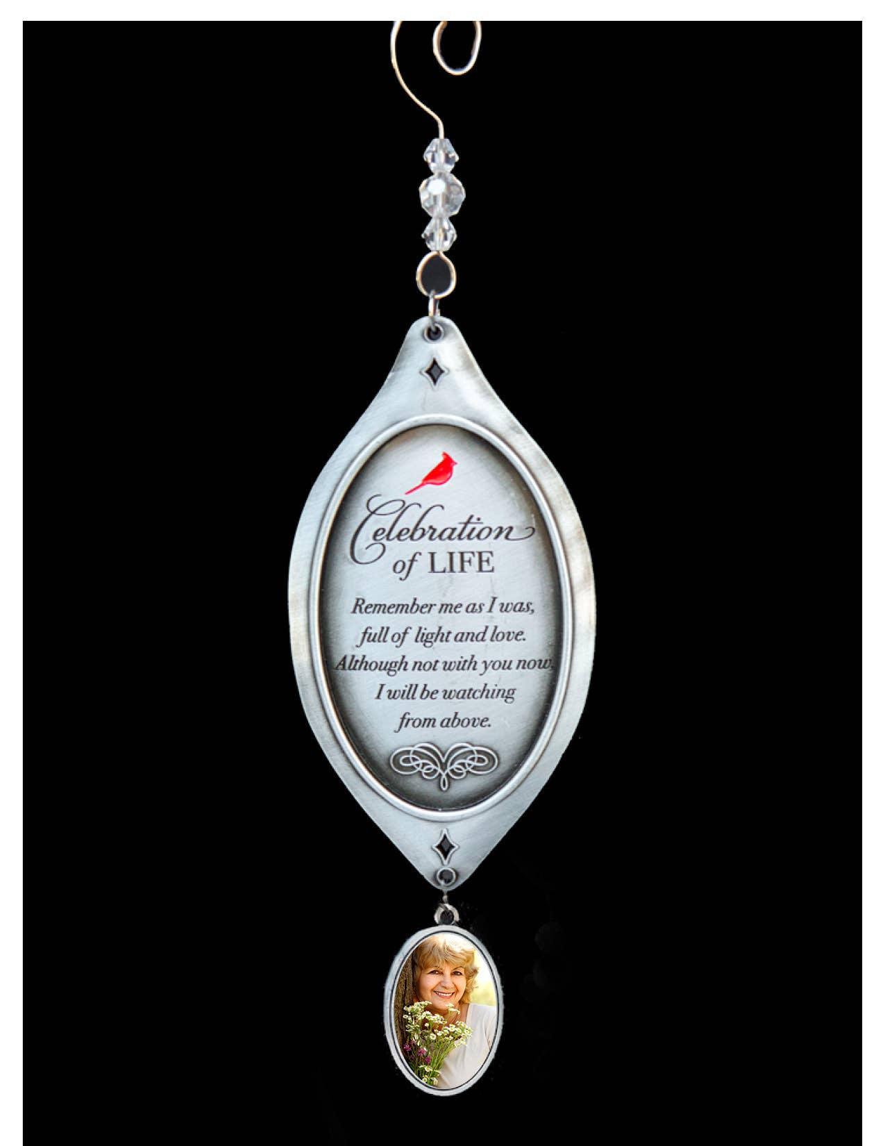 Celebration Of Life Memorial Photo Ornament