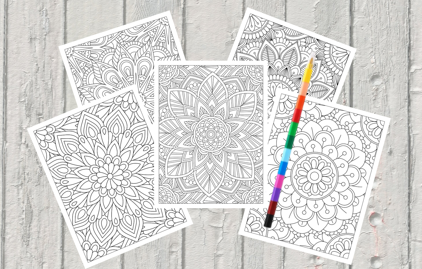 Adult Coloring Sheets Mandala