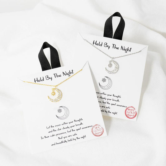 Dainty Necklace-Held By Night