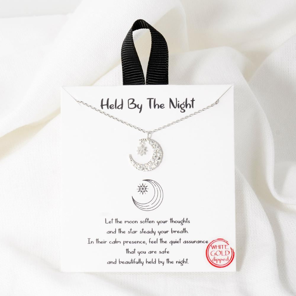 Dainty Necklace-Held By Night