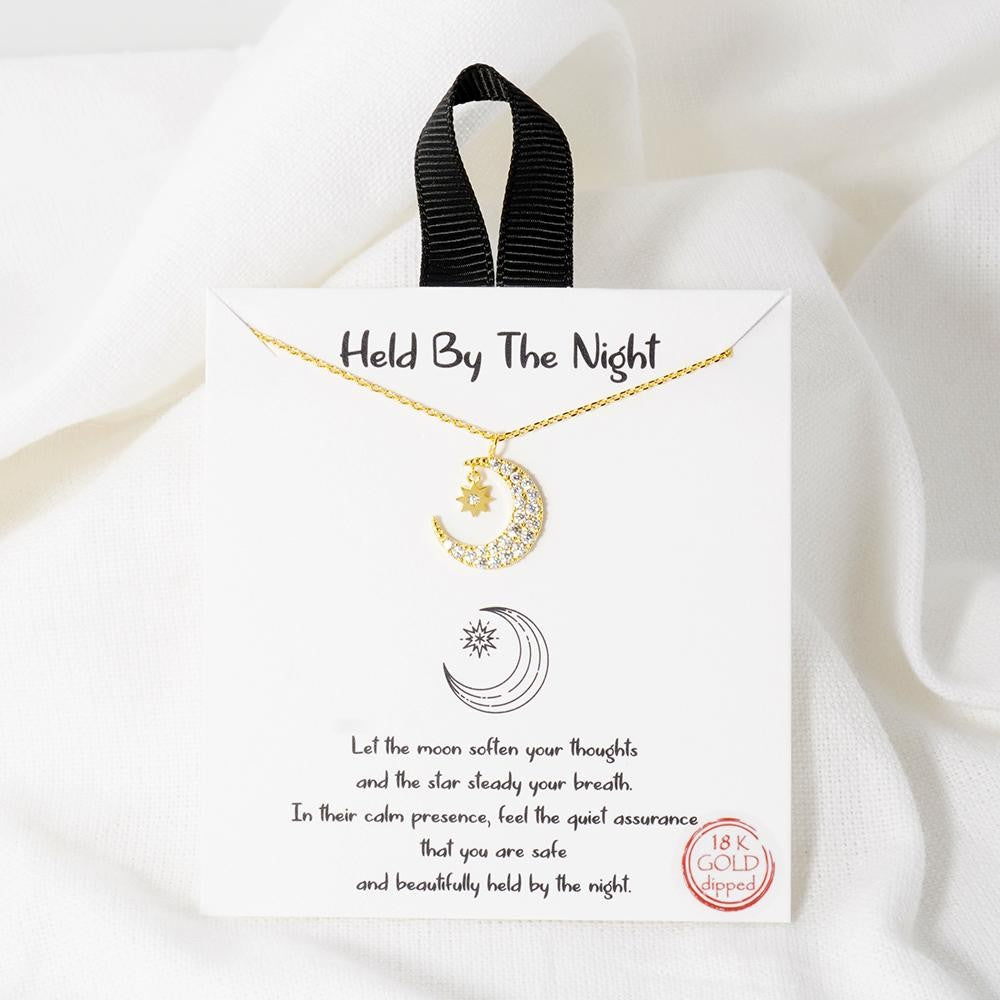 Dainty Necklace-Held By Night