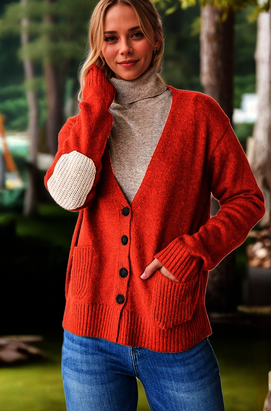 Elbow Patch Cardigan
