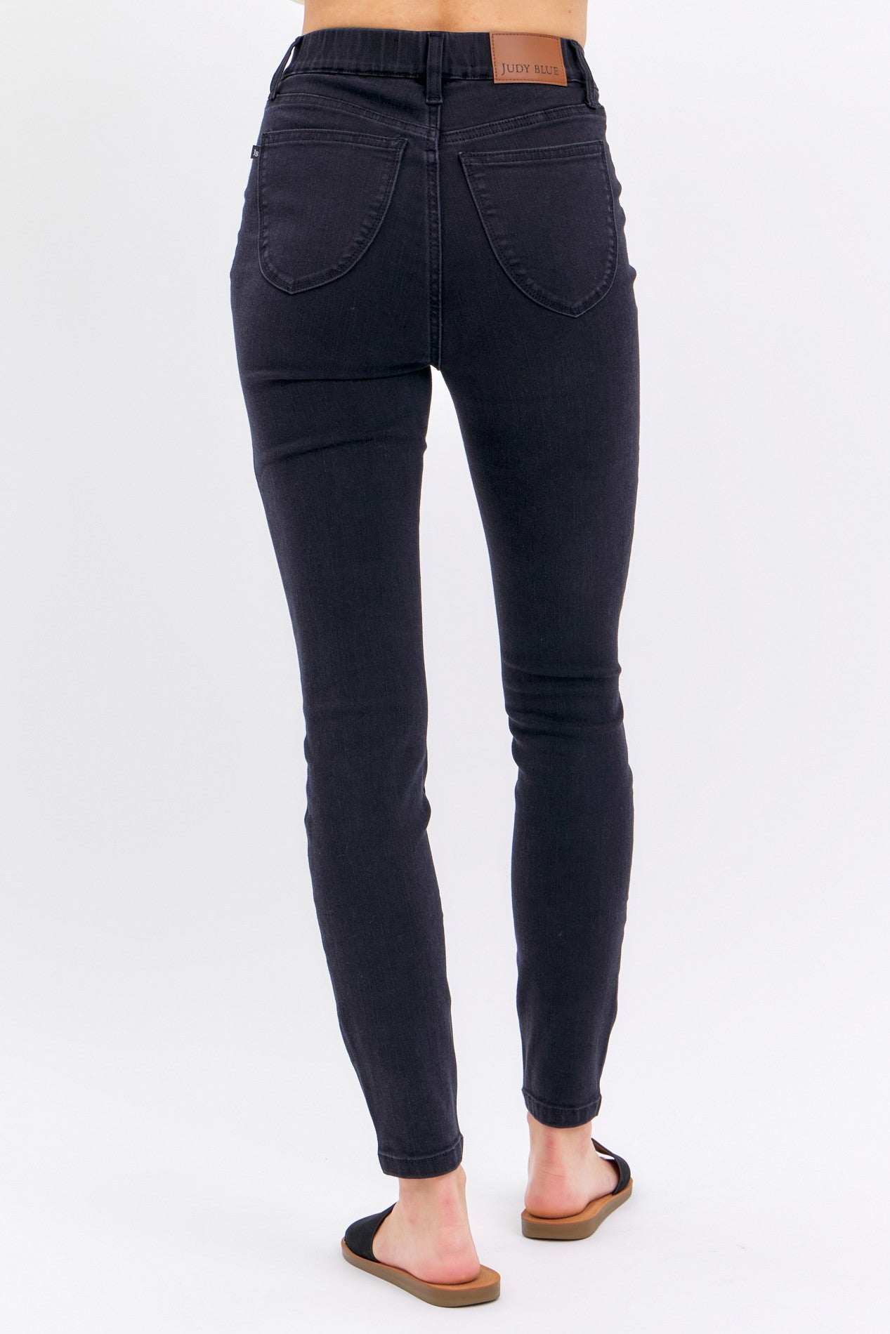Judy Blue High Waist Black Denim Jogger