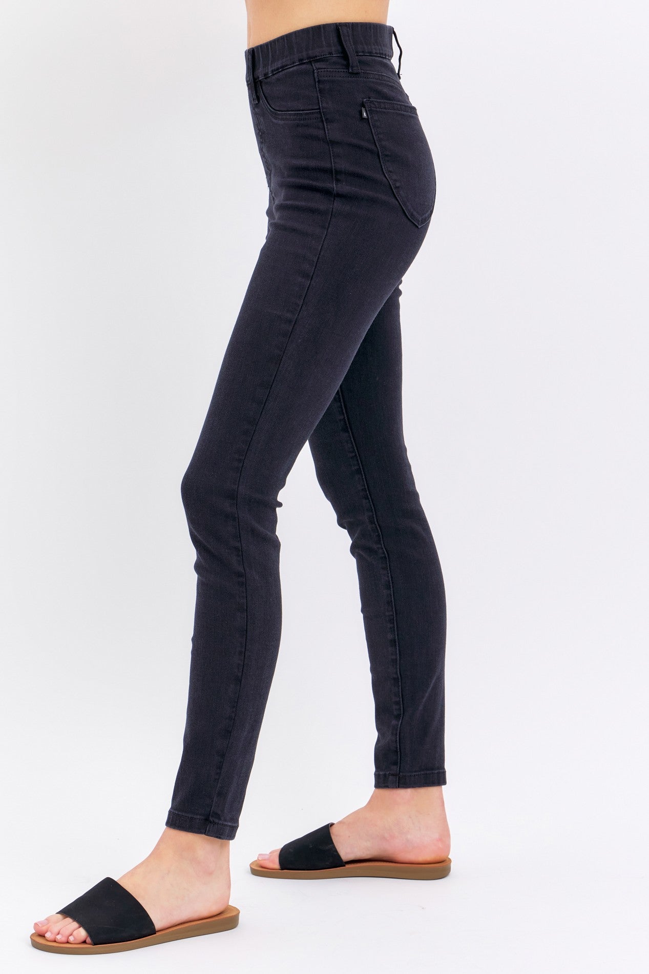 Judy Blue High Waist Black Denim Jogger