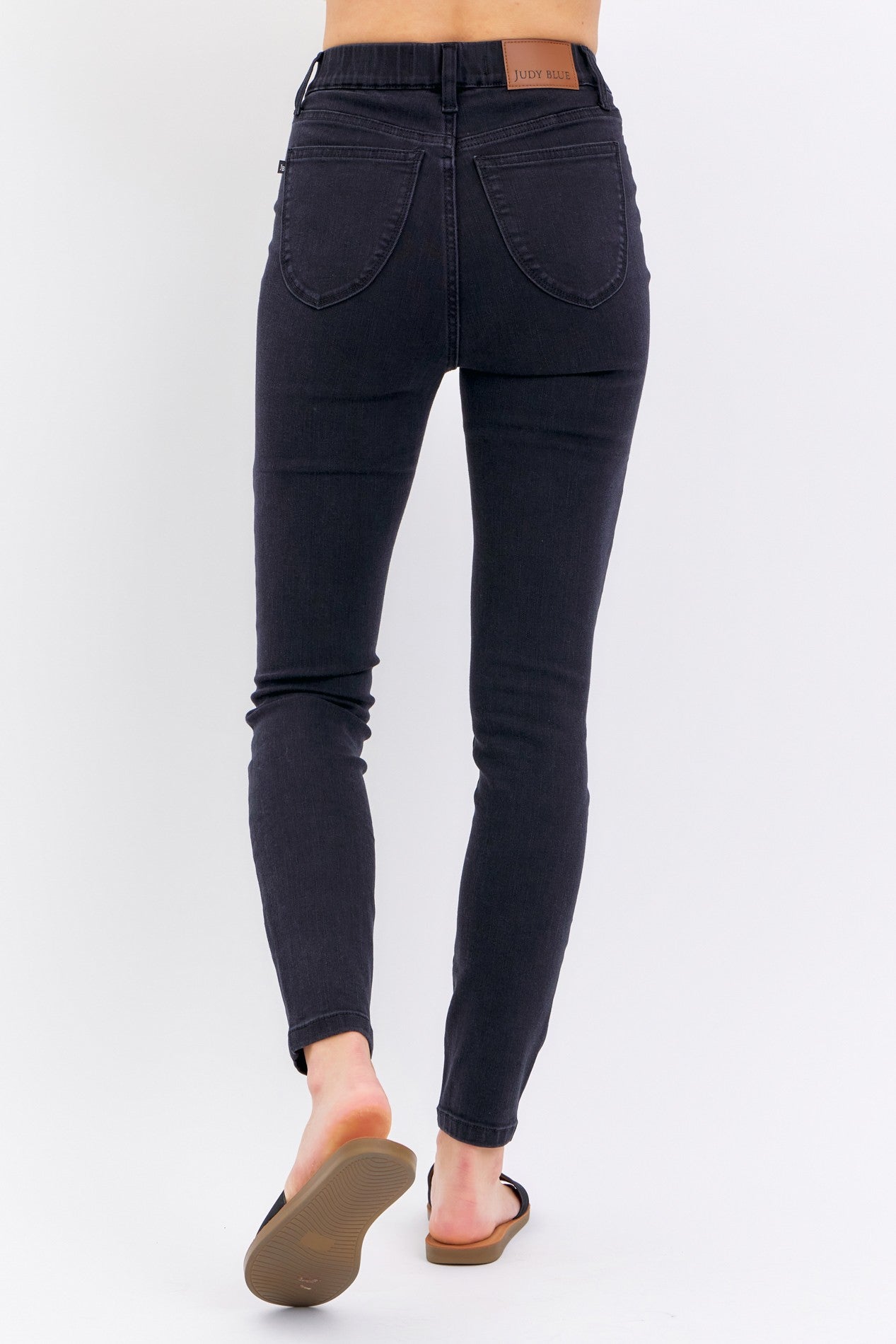 Judy Blue High Waist Black Denim Jogger