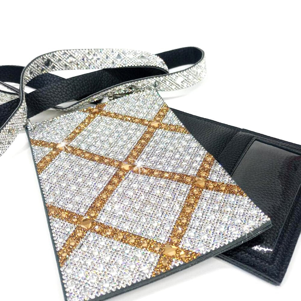 Jacqueline Kent Cell Phone Bag Silver/Gold