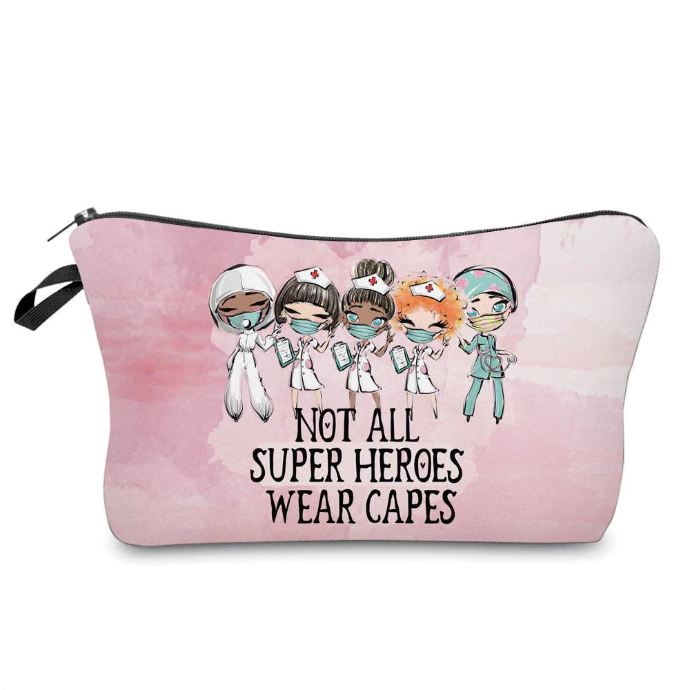 Carry All Pouch- Not All Super Heros Wear Capes RN