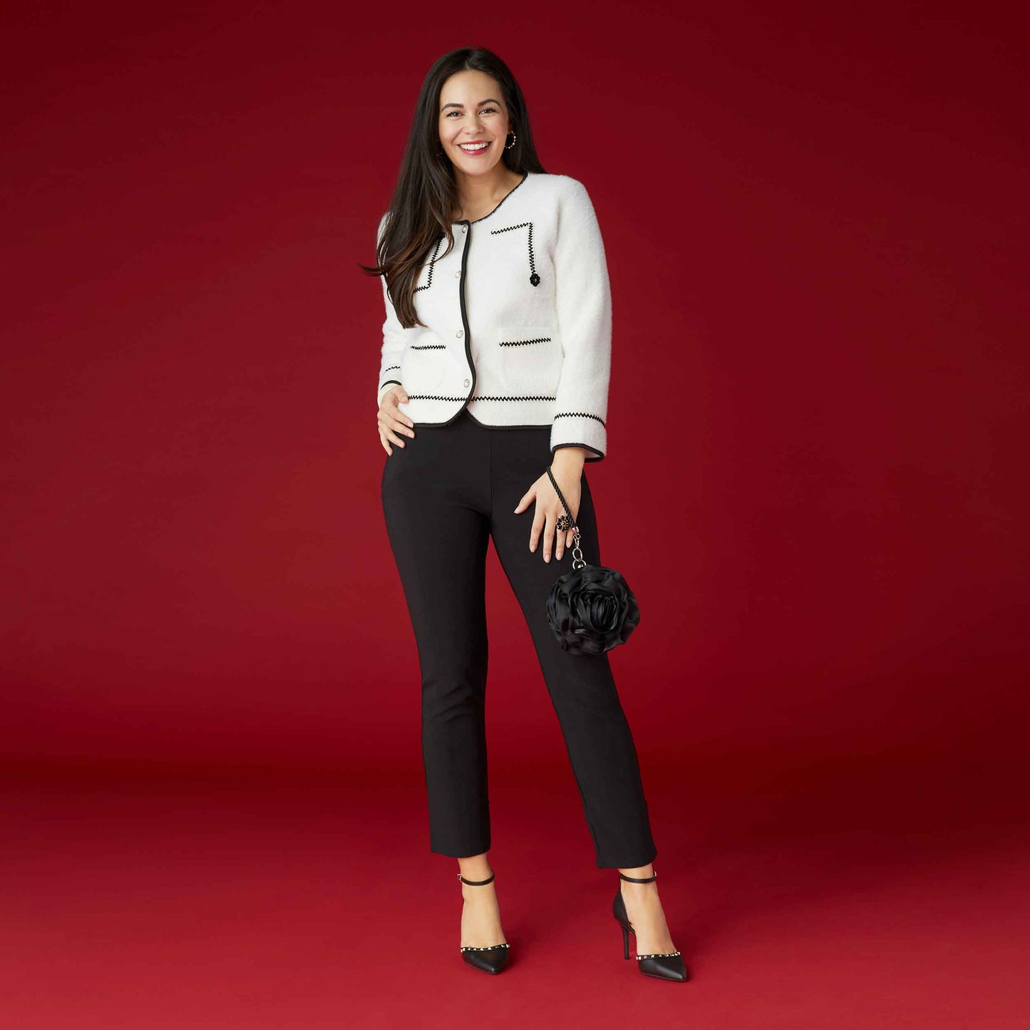 Bow Back Detail Pants