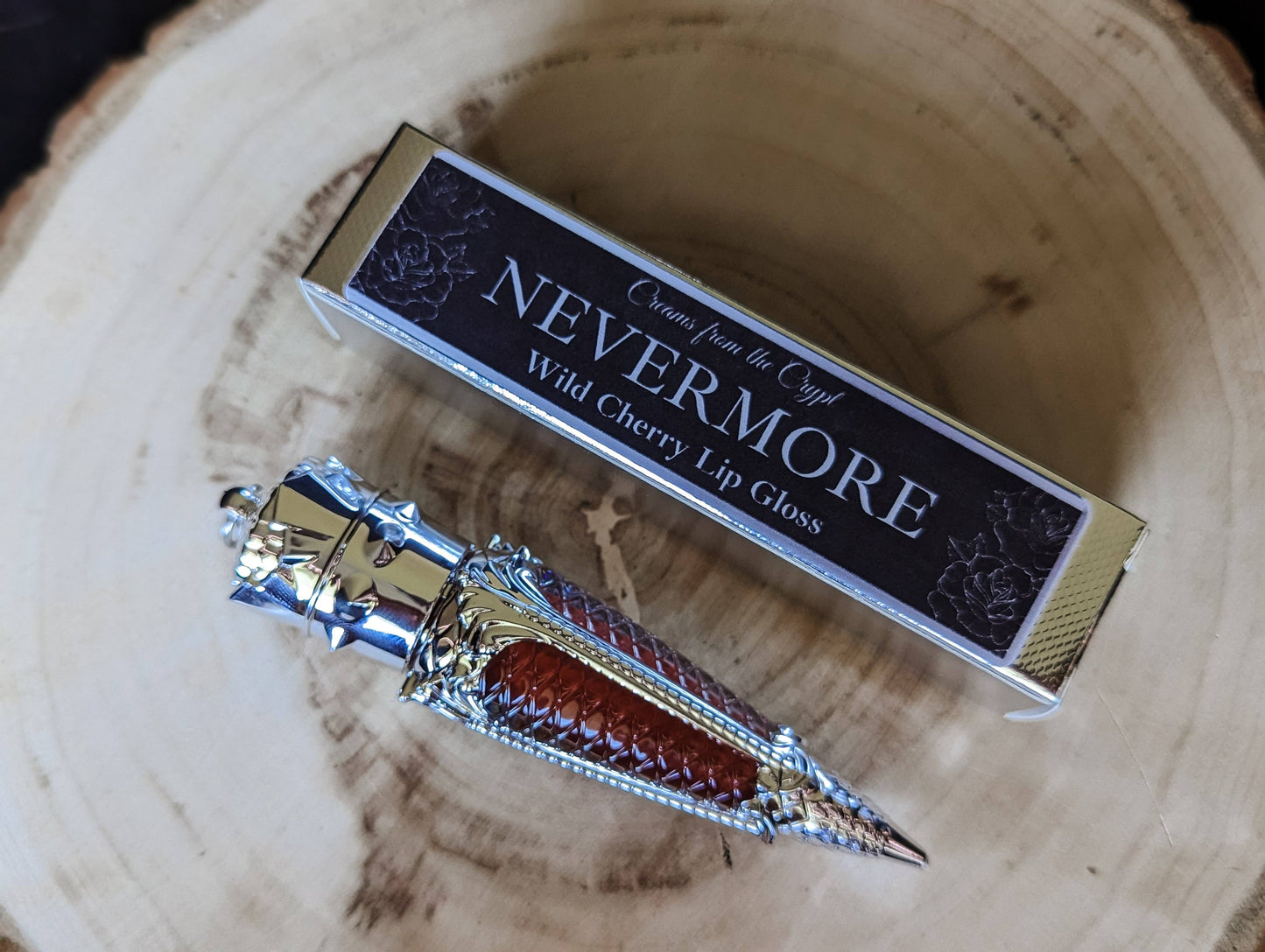 Creams From The Crypt Lip Gloss- Nevermore Silver