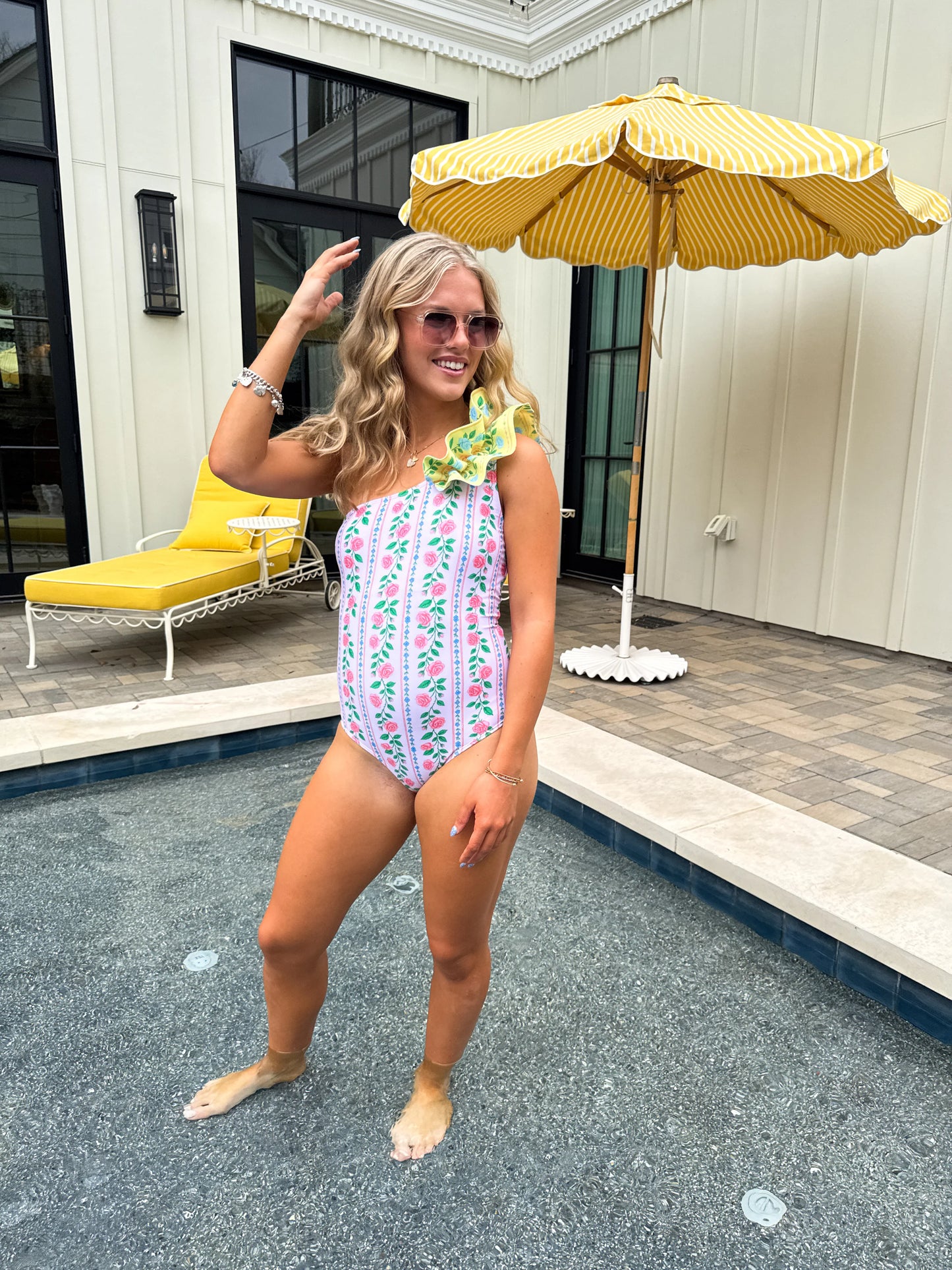Floral Swim Set