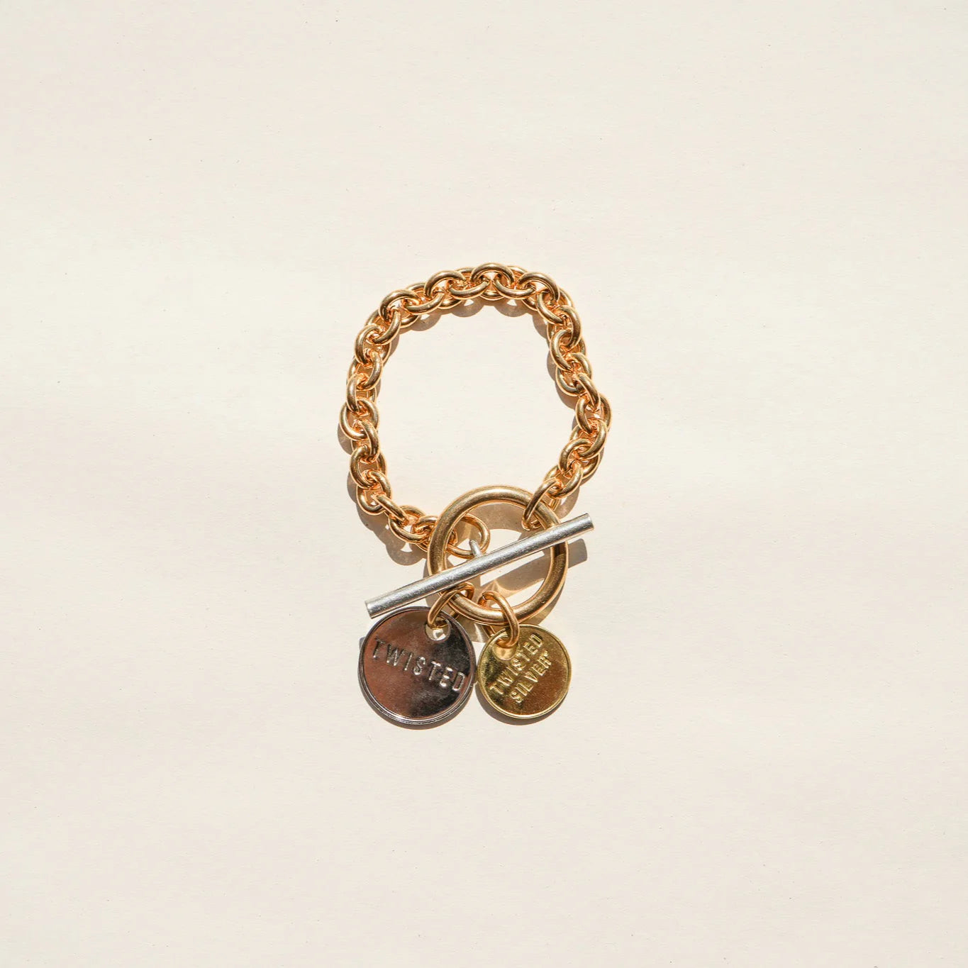 Twisted Toggle Bracelet