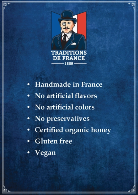 Traditions De France Hard Candy in Organic Honey