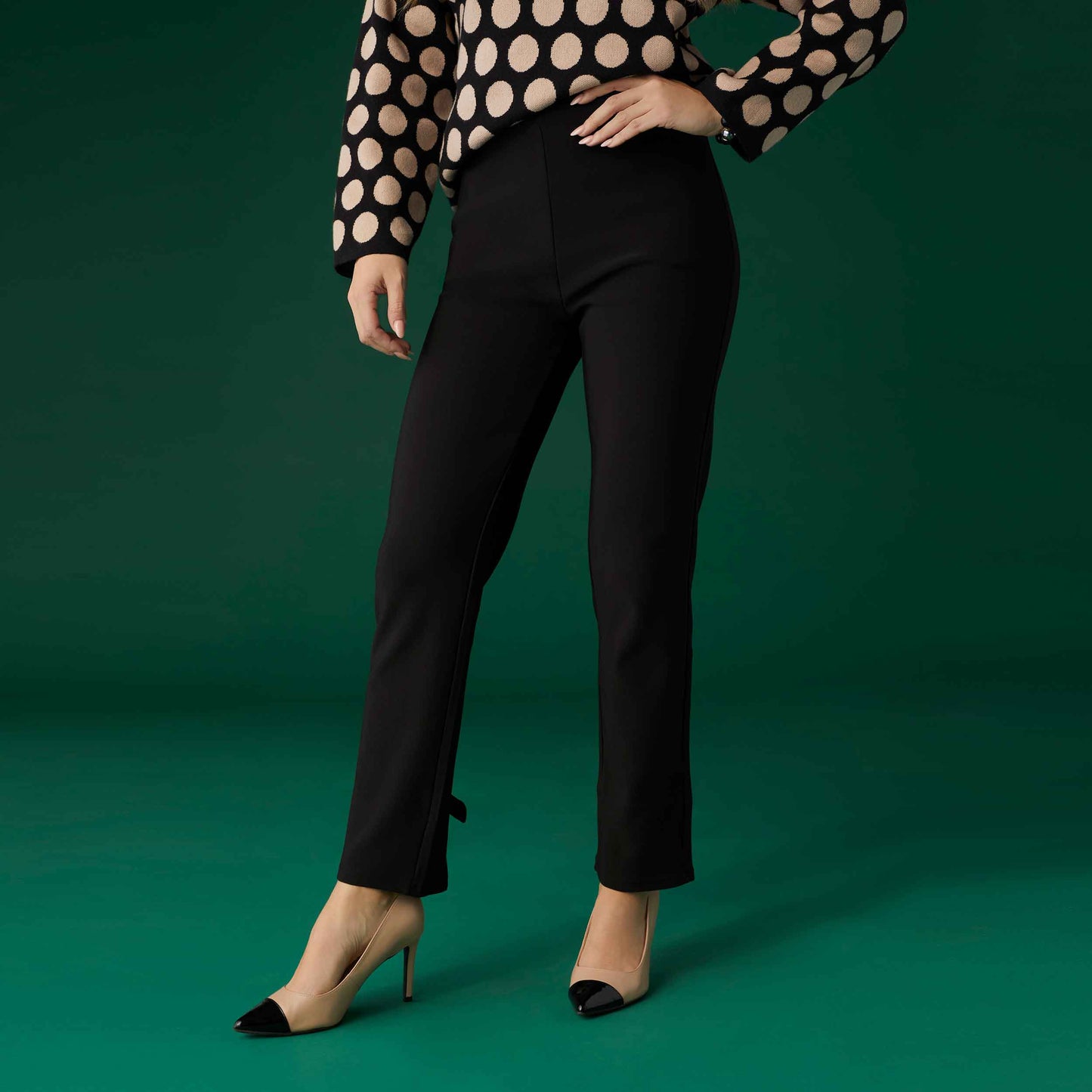 Bow Back Detail Pants