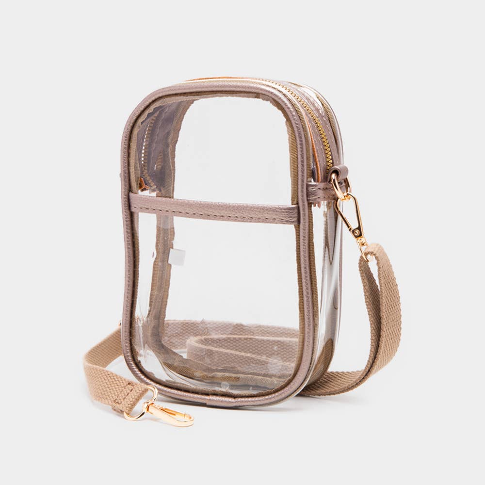 Transparent Rectangle Crossbody Bag