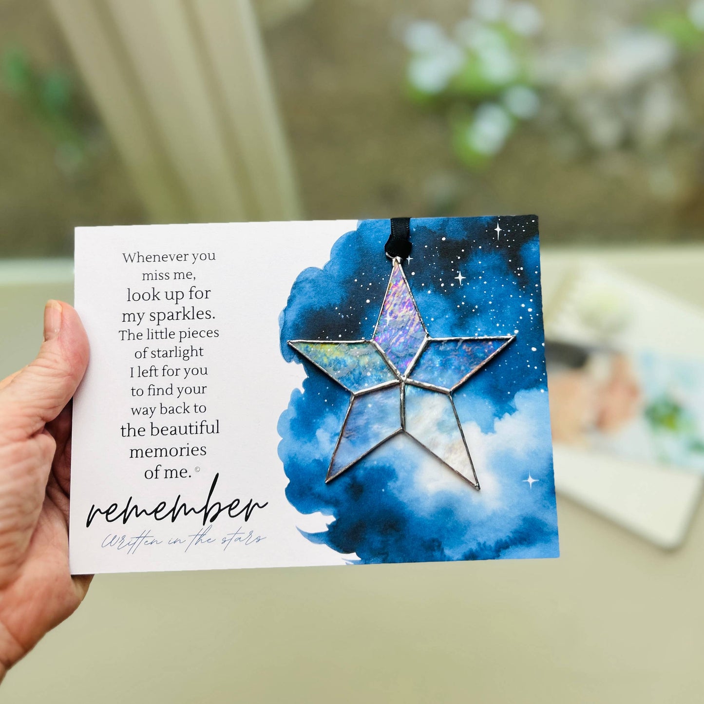 Written in Stars Remembered Glass Star