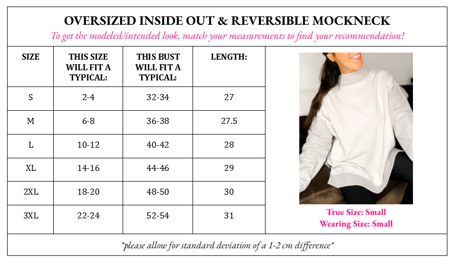 Reversible Mockneck Sweatshirt