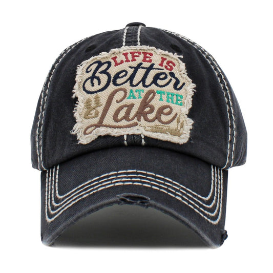 Life Is Better At The Lake Baseball Hat