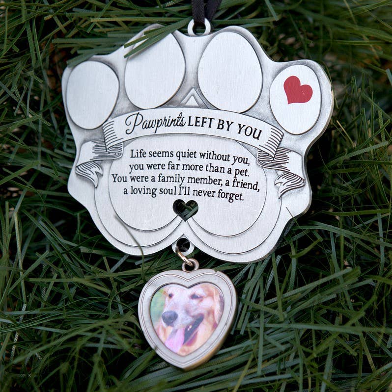 Pawprints Left By You Pet Ornament