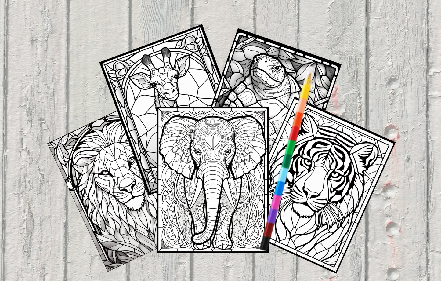 Adult Coloring Sheets Animals