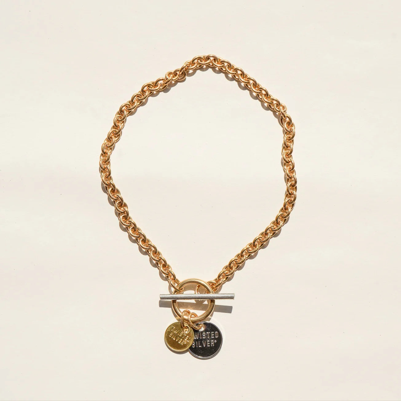 Twisted Toggle Necklace