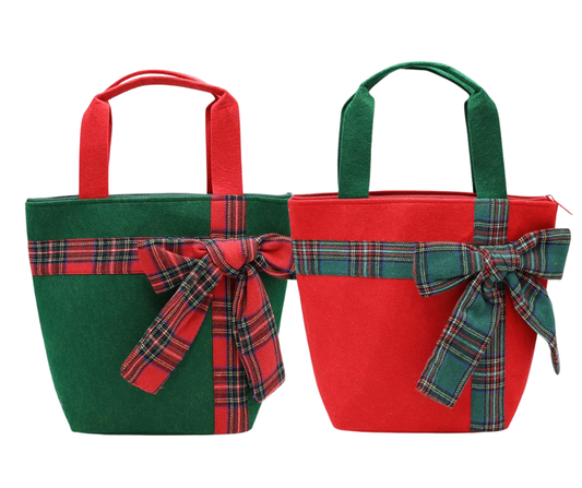 Felt Holiday Tote Bag