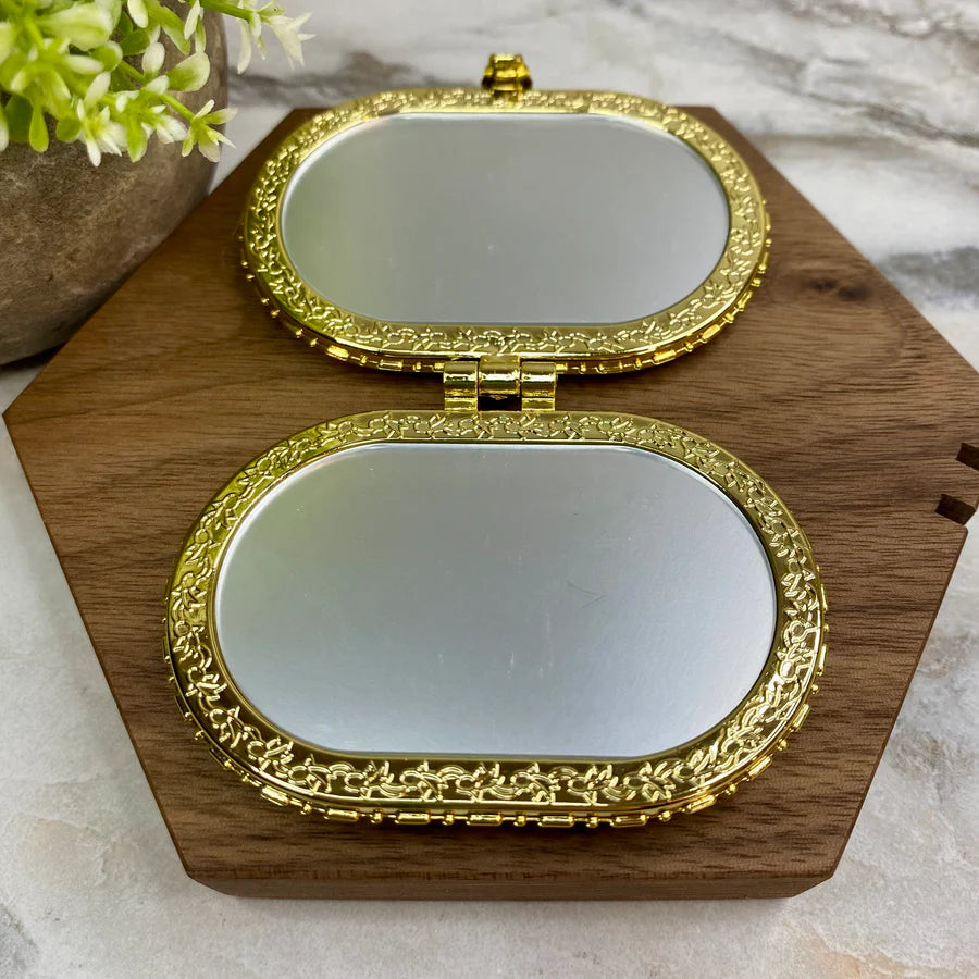 Floral Compact Mirrors