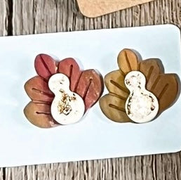 Turkey Leaf Earrings