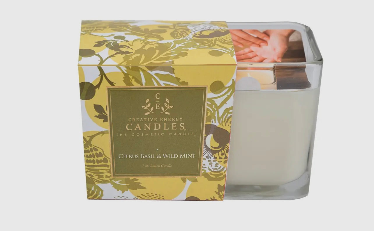 Creative Energy 2+1 Lotion Candle Citrus Basil & Wild Mint