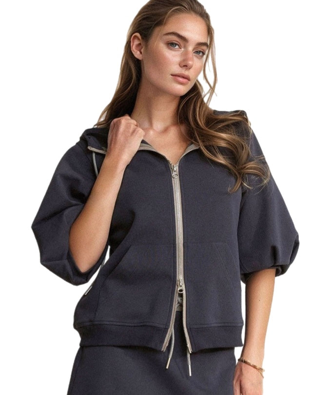 Scuba Elbow Sleeve Hoodie