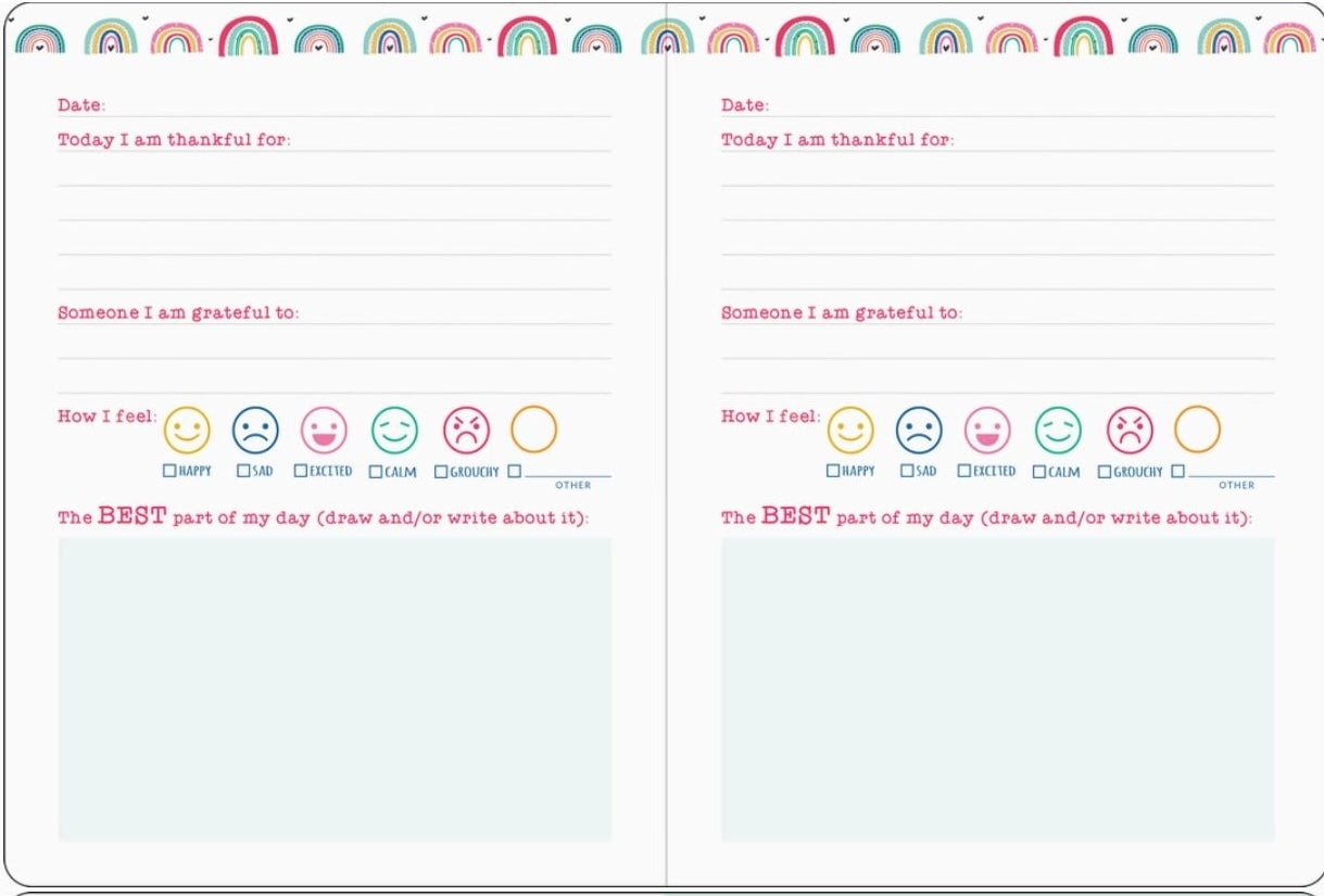 Daily Gratitude Journal For Kids