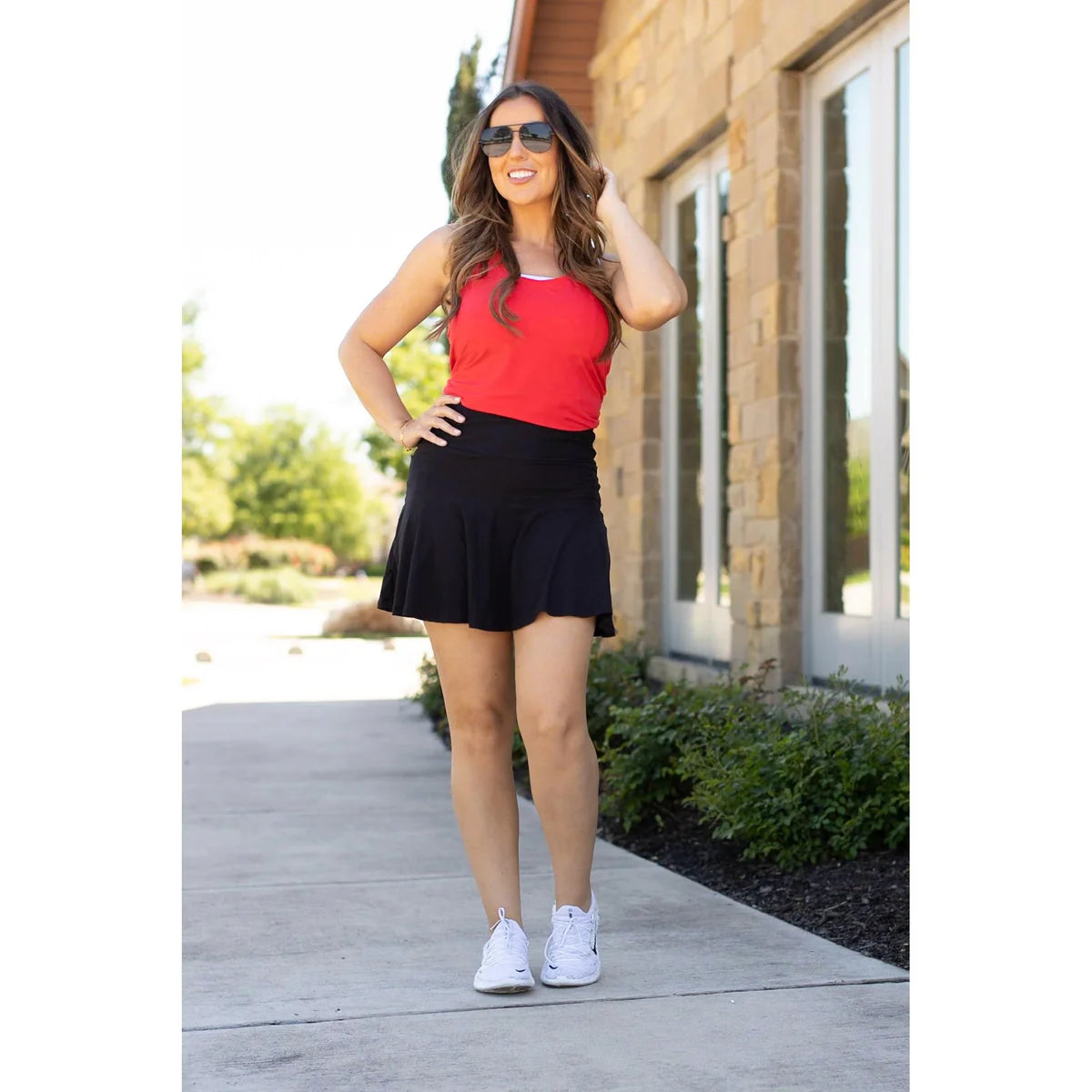 Ready For Fun Black Skort