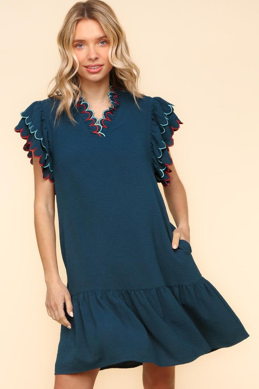 Nautical Navy Dress