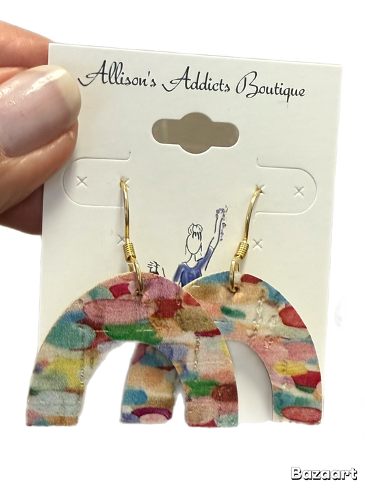 Confetti Rainbow Earrings