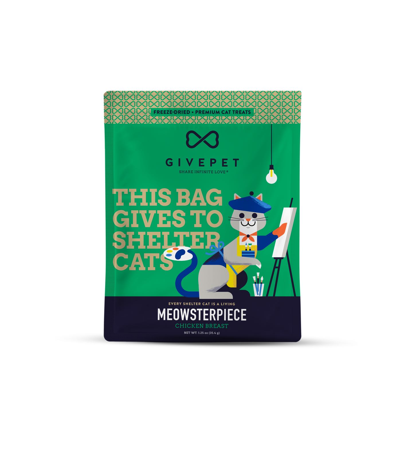 GivePet Meowsterpiece Freeze Dried Premium Cat Treats