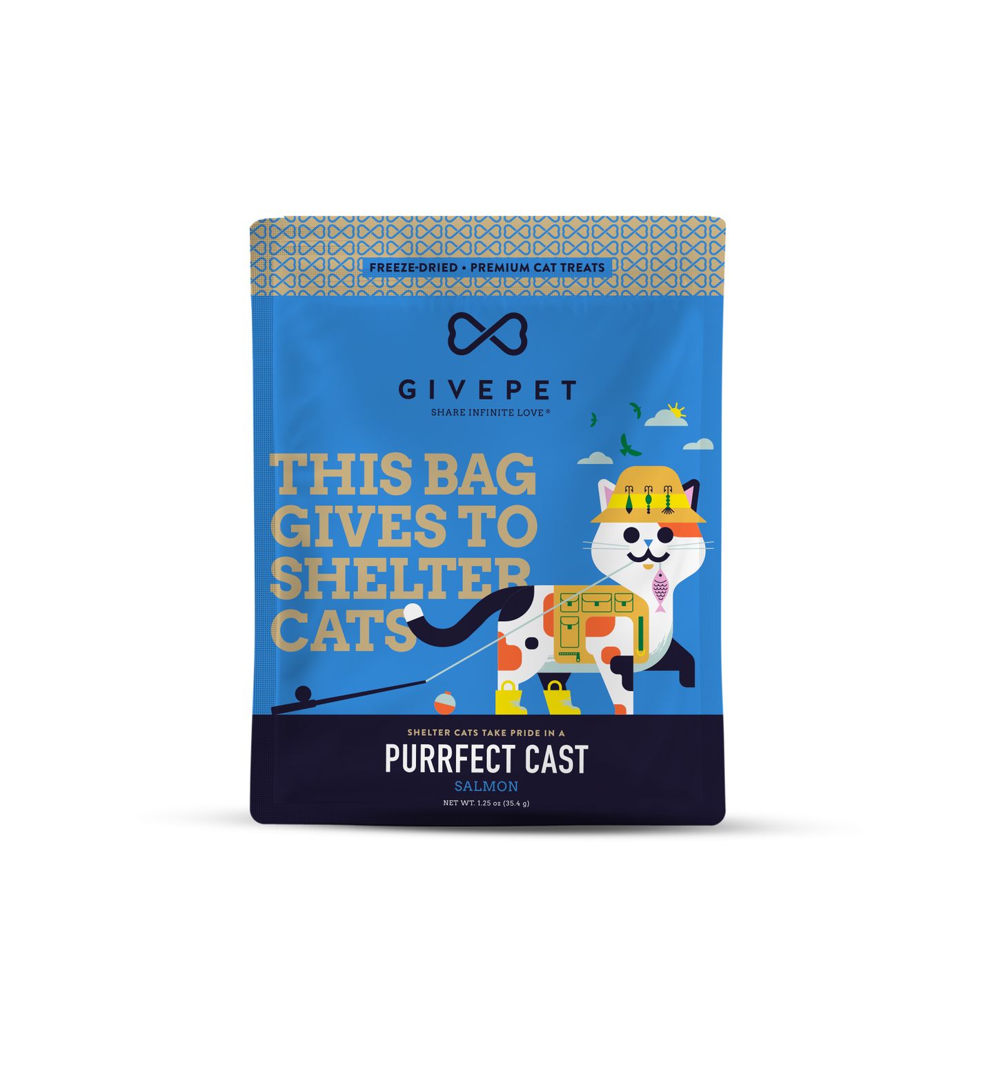 GivePet Purrfect Cast Freeze Dried Premium Cat Treats