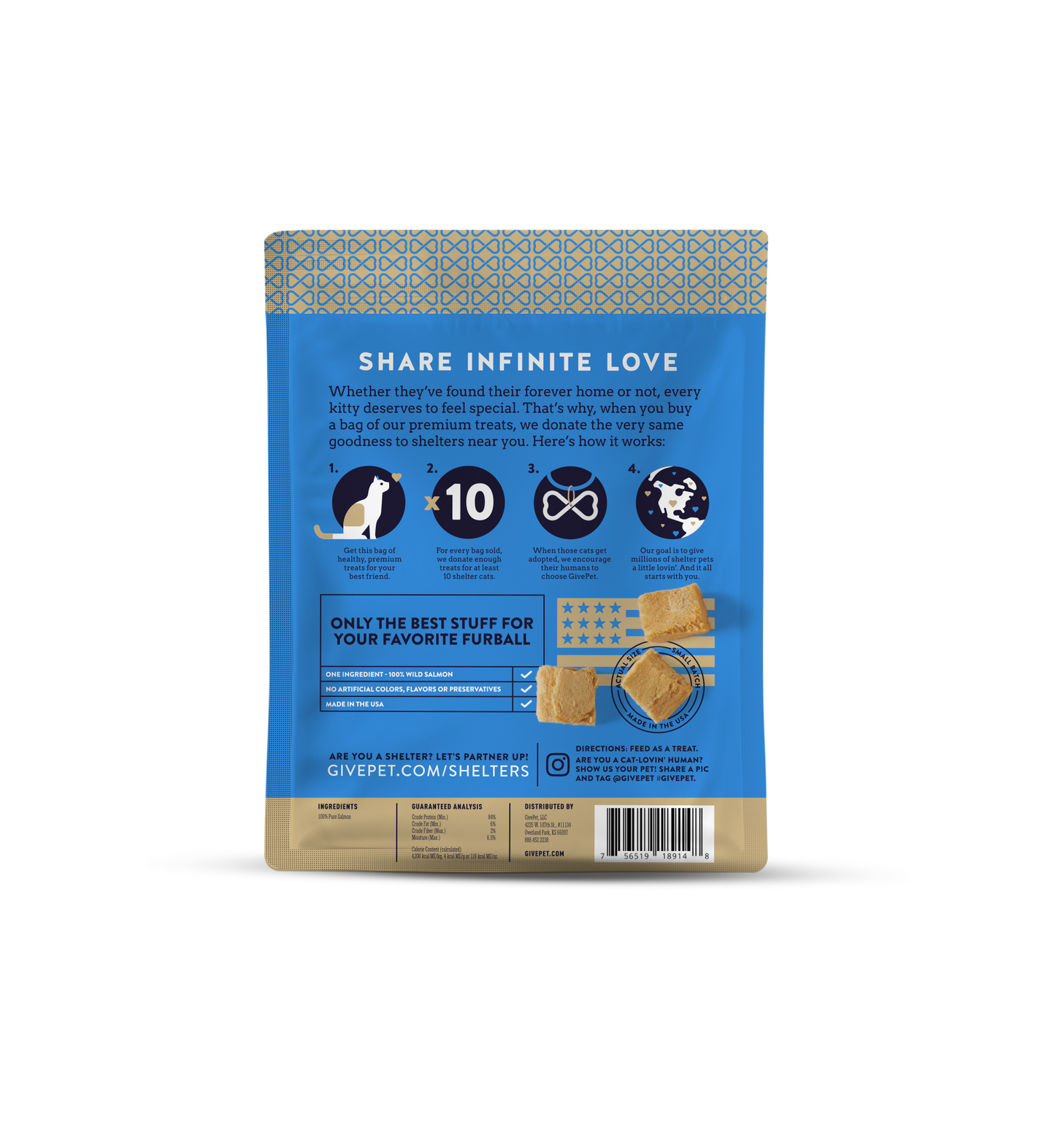 GivePet Purrfect Cast Freeze Dried Premium Cat Treats