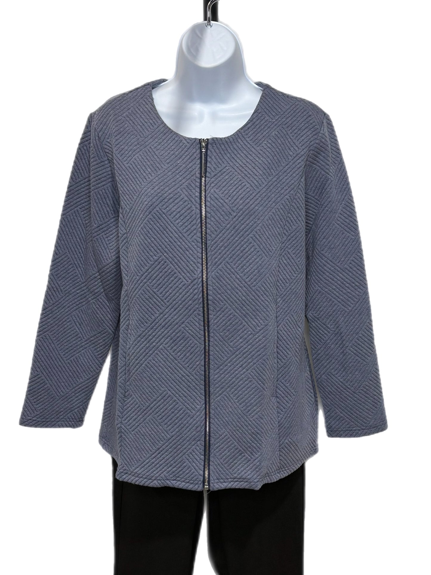 Cloud Blue Jacquard Jacket