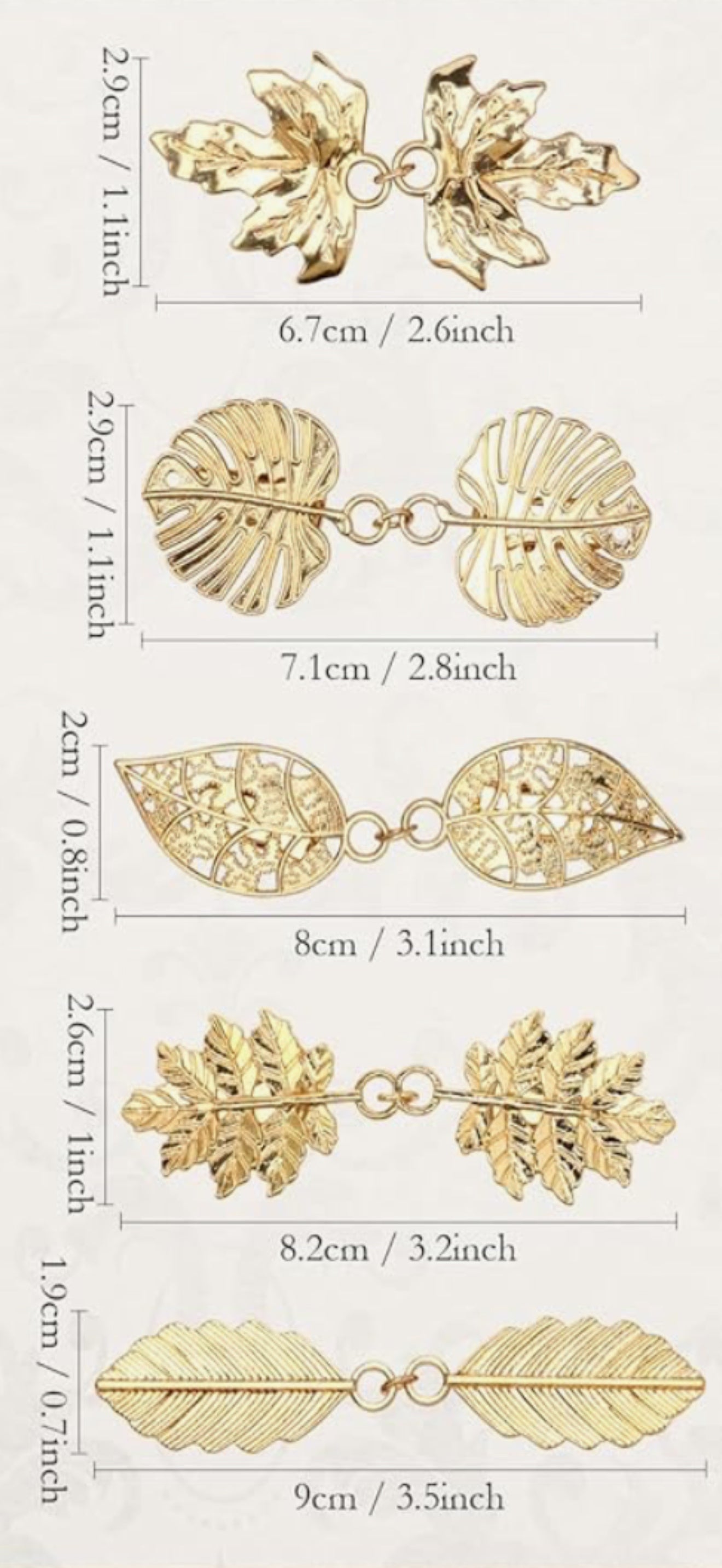 Sweater Clips Assorted