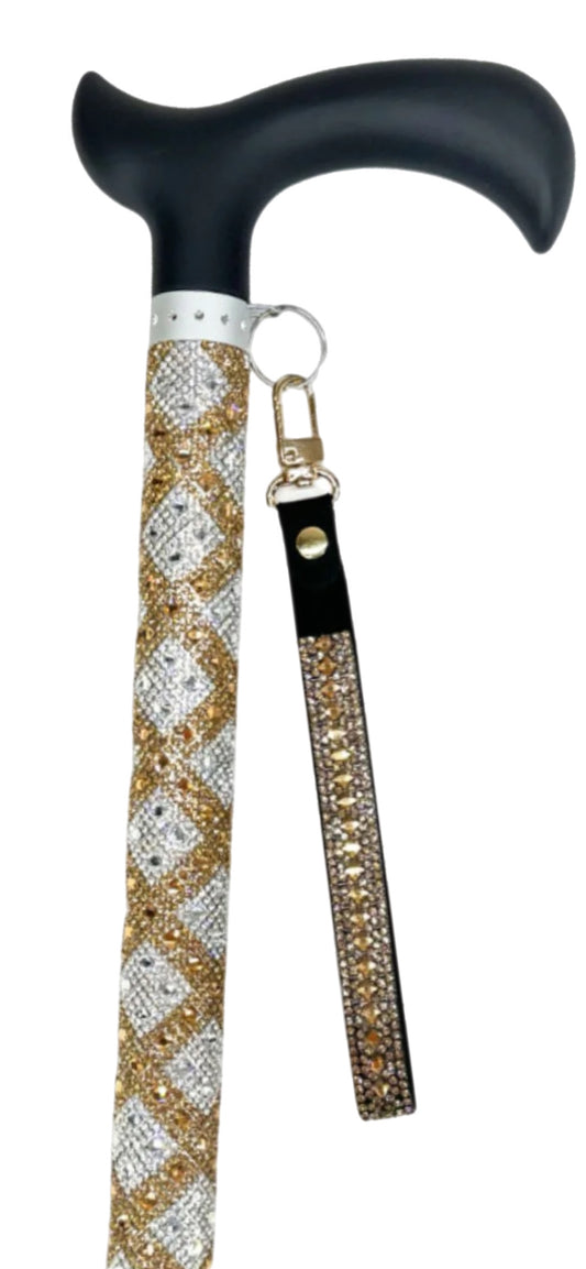 Jacqueline Kent Sugar Cane in Silver & Gold