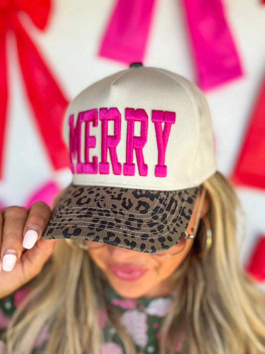 Merry Cheetah Trucker Hat