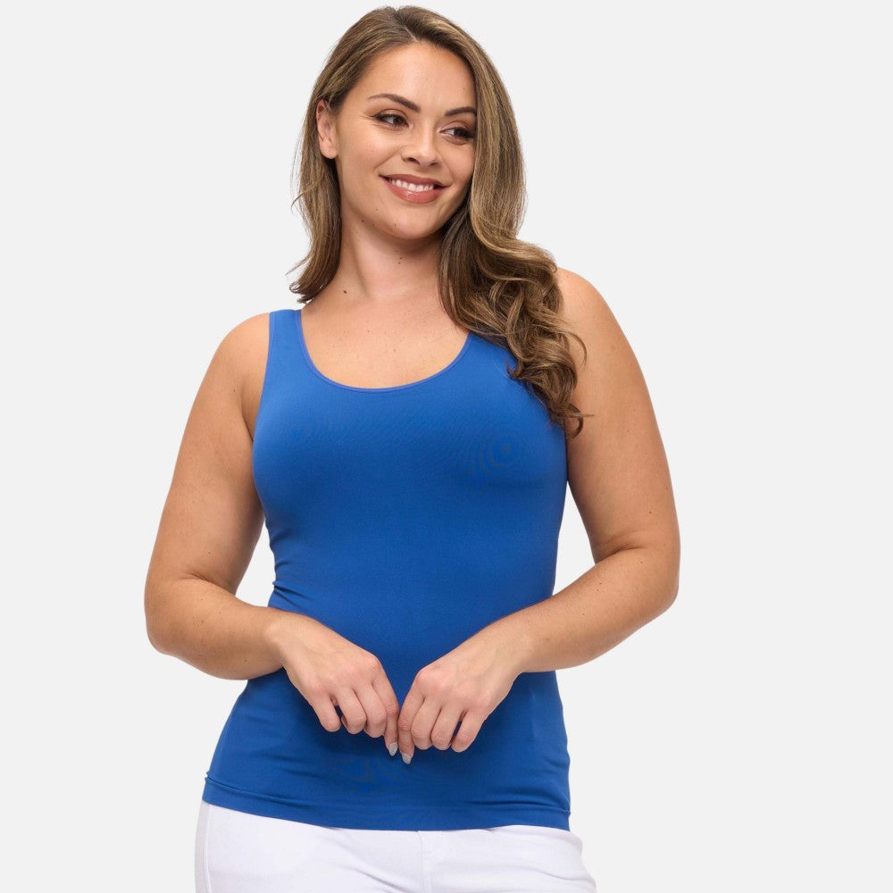 Reversible Seamless Tank Built In Bra