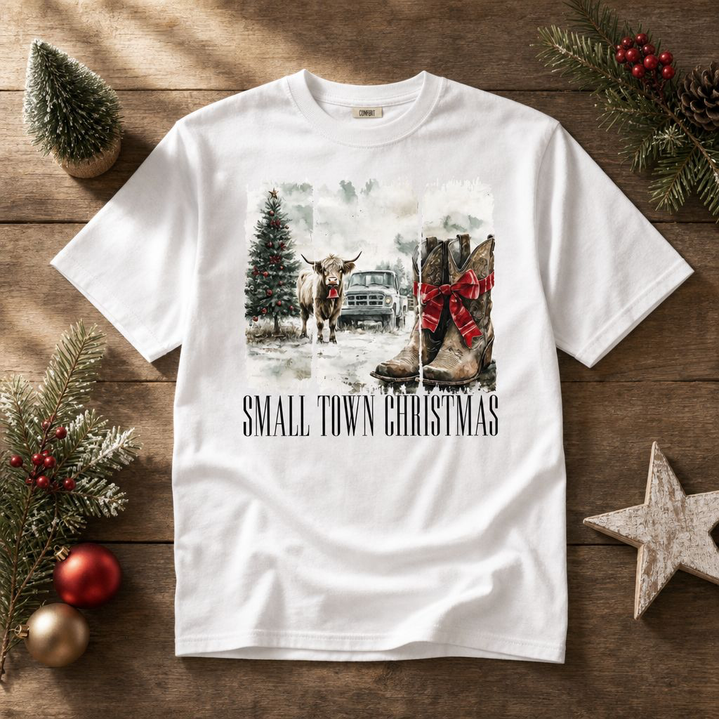 *Small Town Christmas Tee