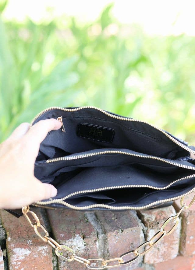 Ariana Crossbody Black Patent