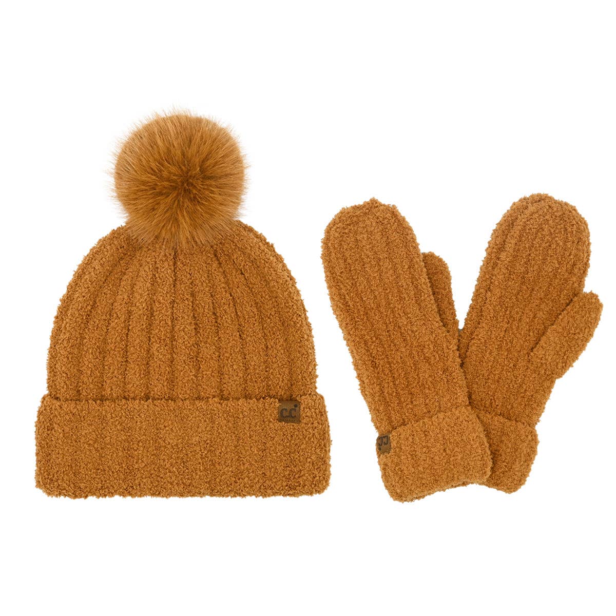 Cozy Yarn Hat and Mitten Set